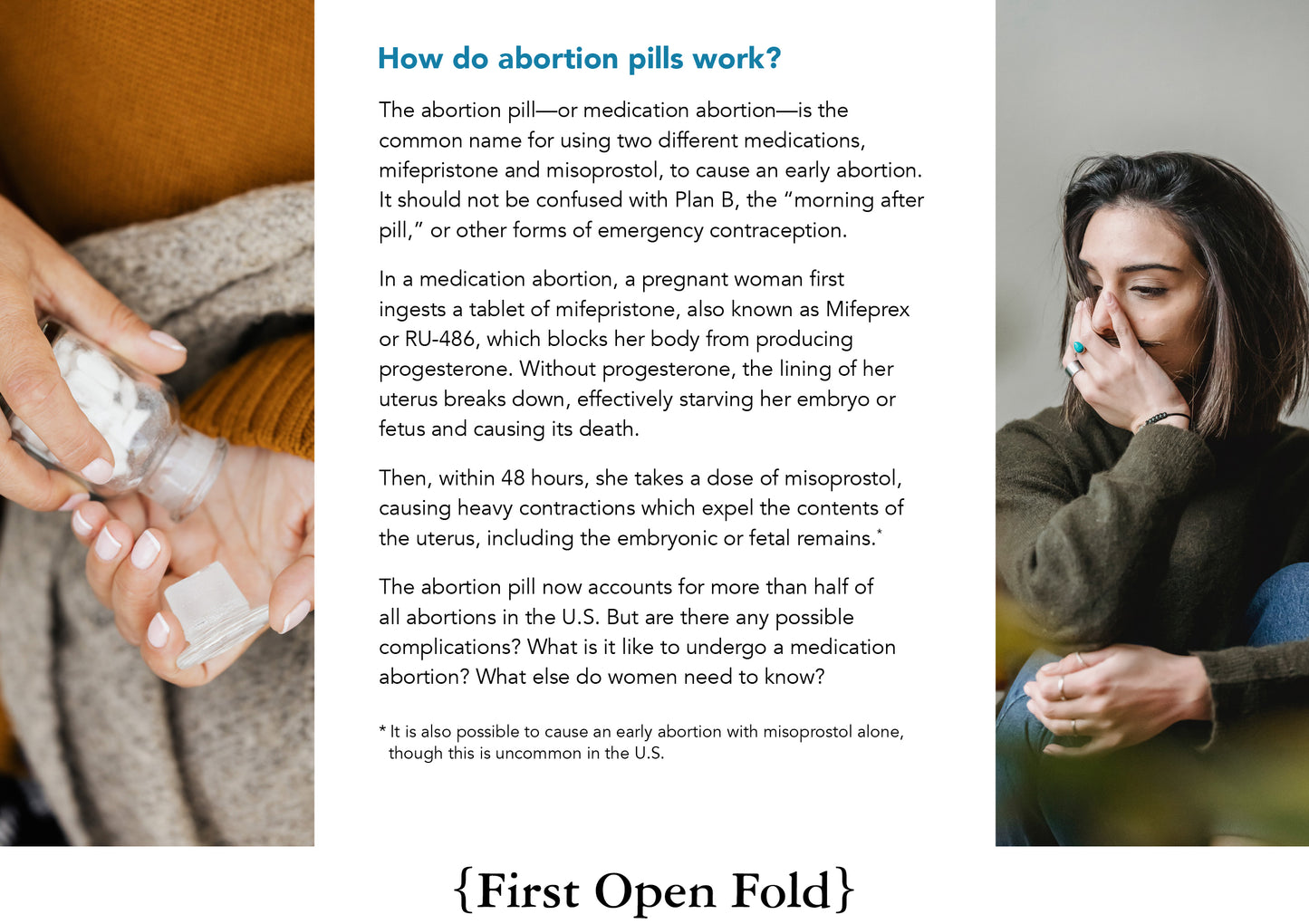 "The Abortion Pill: What You Need to Know" Pamphlet (100 count)