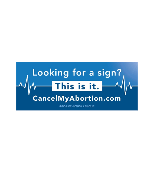 "Looking for a Sign? This Is It." Bumper Magnet (Price includes shipping)
